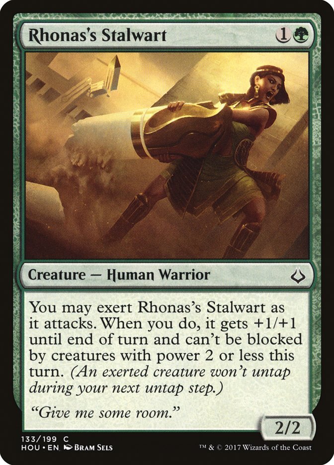 Rhonas's Stalwart - Hour of Devastation-(133)-Foil
