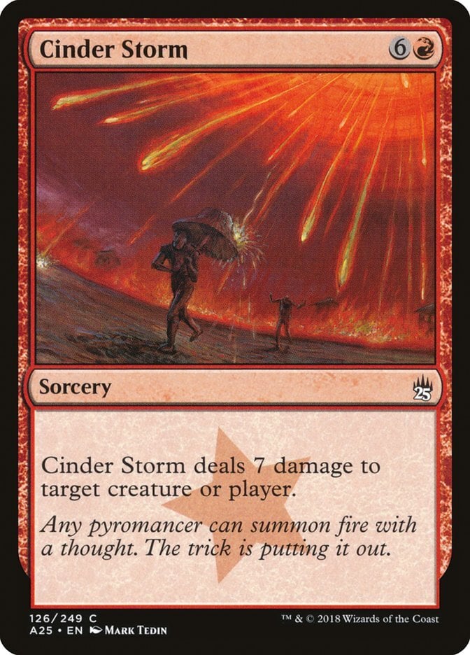 Cinder Storm - Masters 25-(126)-Foil
