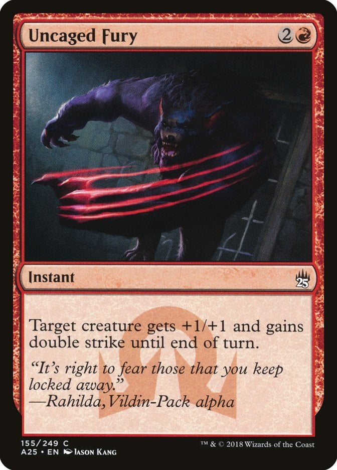 Uncaged Fury - Masters 25-(155)-Foil