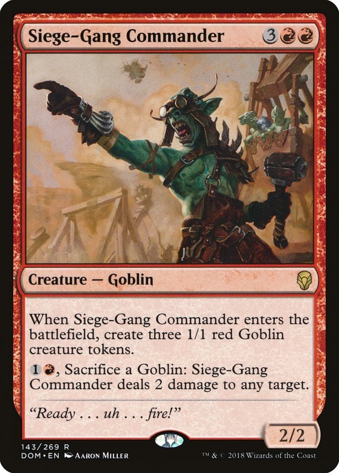 Siege-Gang Commander - Dominaria-(143)