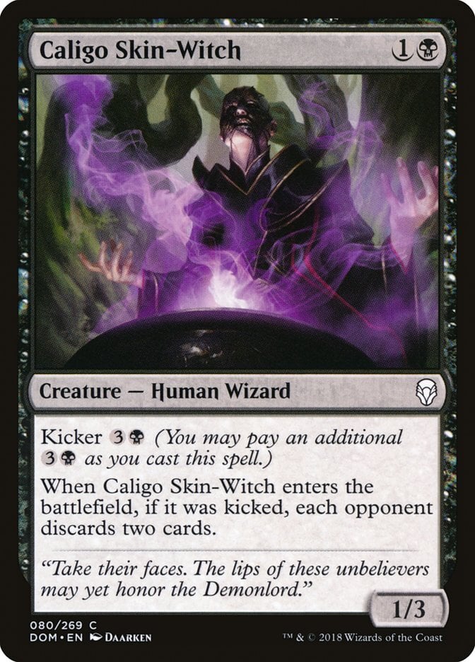 Caligo Skin-Witch - Dominaria-(080)-Foil
