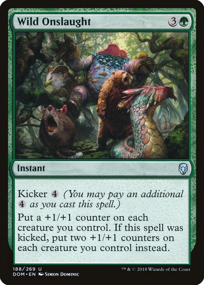 Wild Onslaught - Dominaria-(188)-Foil