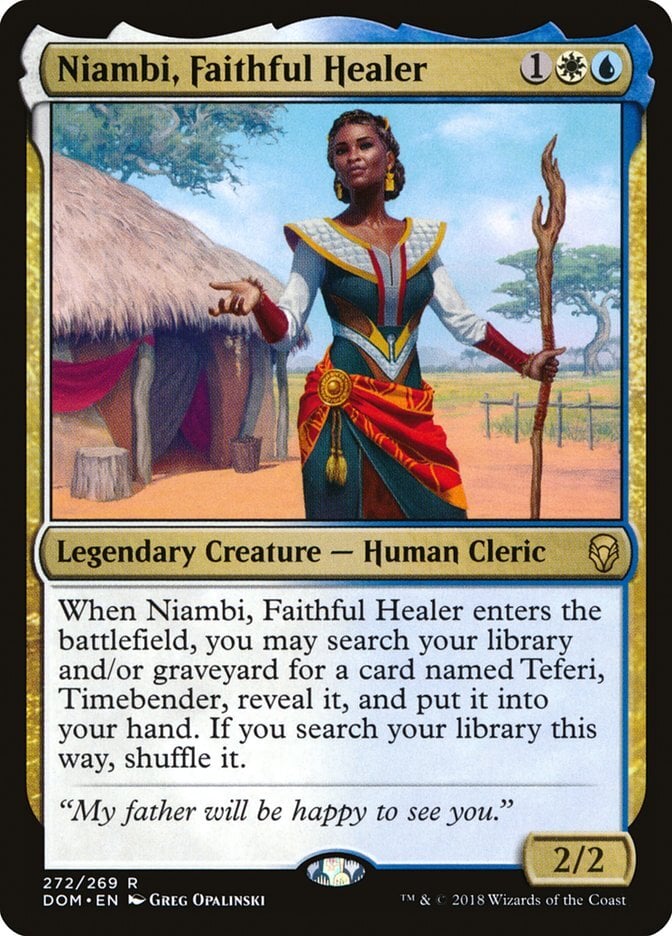 Niambi, Faithful Healer - Dominaria-(272)