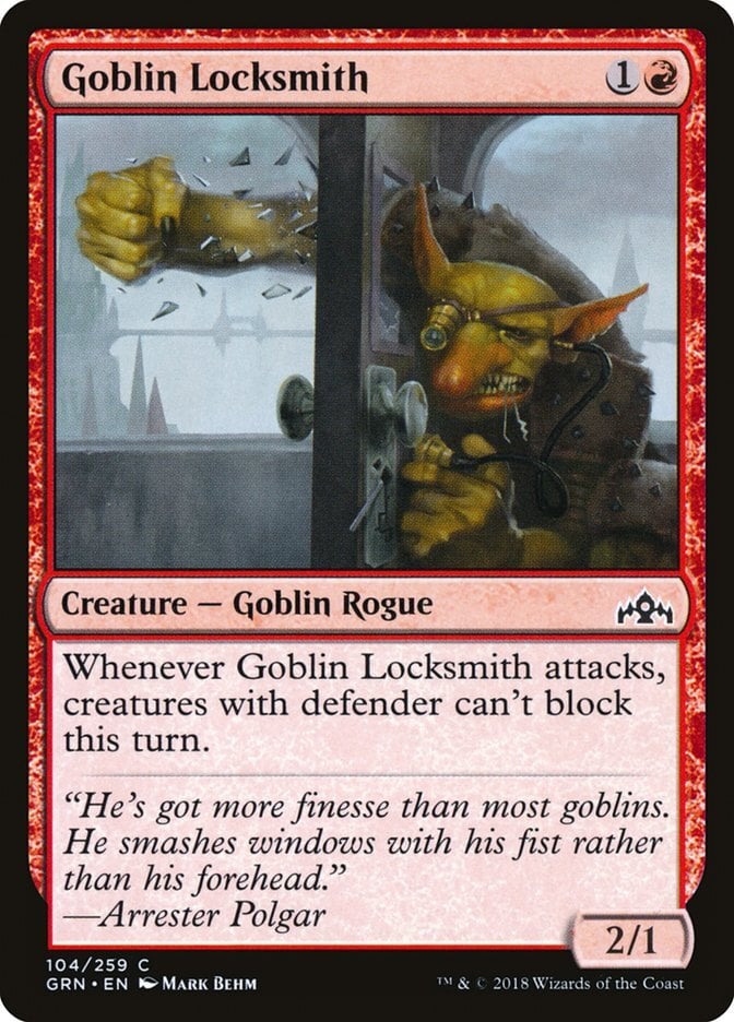 Goblin Locksmith - Guilds of Ravnica-(104)-Foil