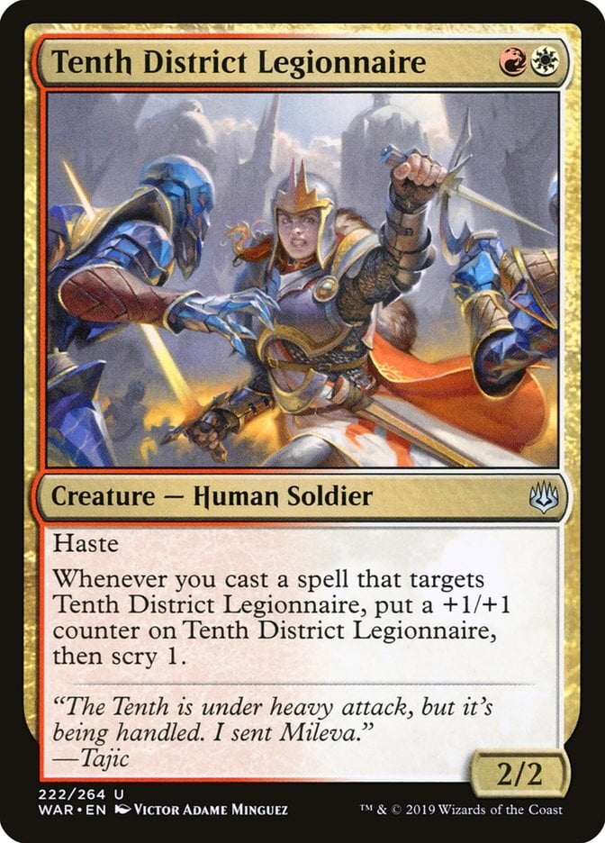 Tenth District Legionnaire - War of the Spark-(222)-Foil