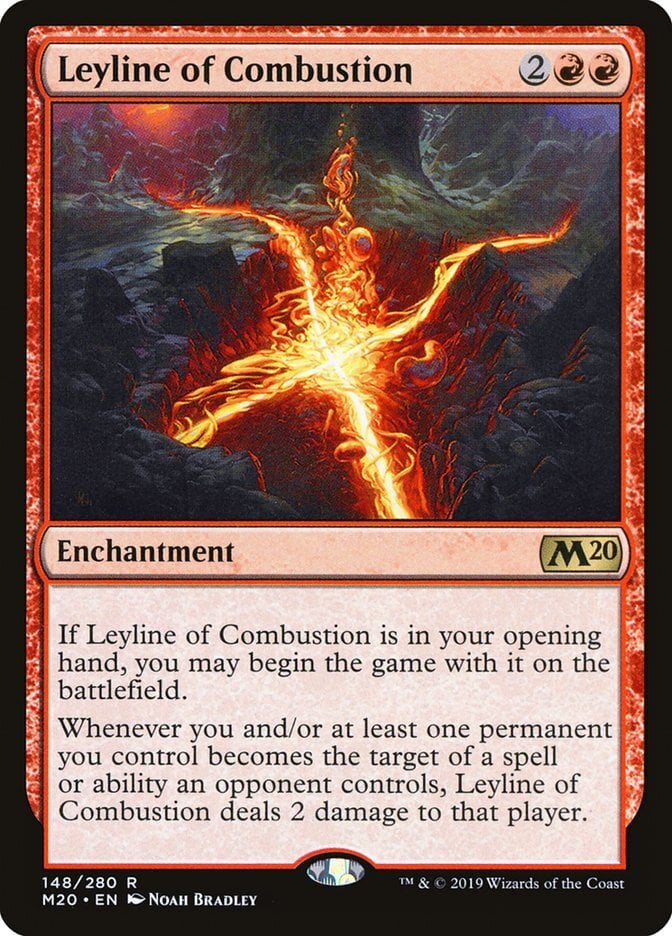 Leyline of Combustion - Core Set 2020-(148)-Foil