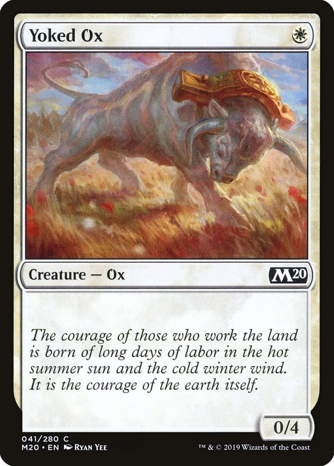 Yoked Ox - Core Set 2020-(041)-Foil
