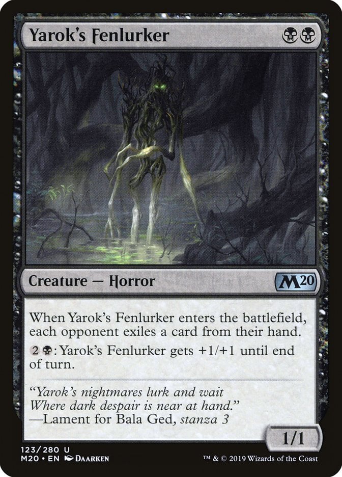 Yarok's Fenlurker - Core Set 2020-(123)