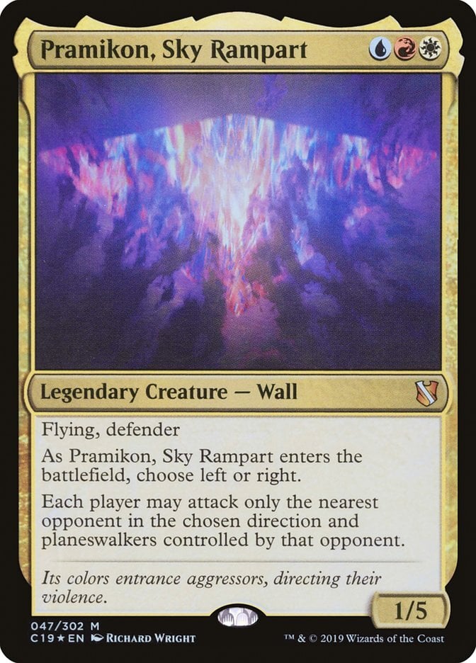 Pramikon, Sky Rampart - Commander 2019-(047)-Foil