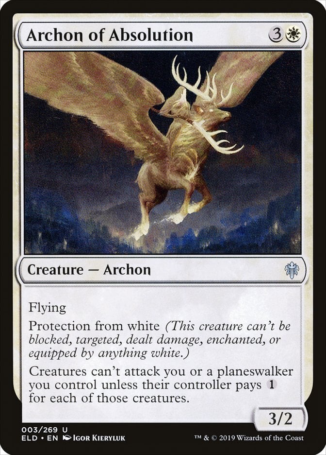 Archon of Absolution - Throne of Eldraine-(003)-Foil