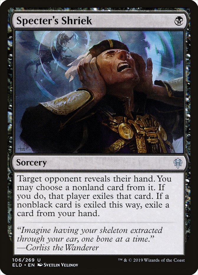 Specter's Shriek - Throne of Eldraine-(106)-Foil