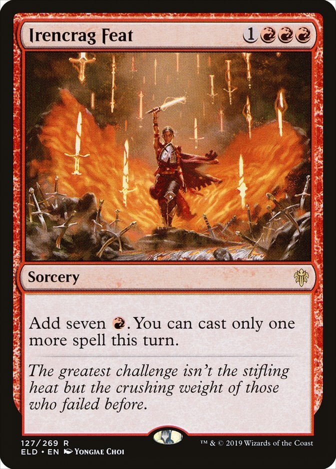 Irencrag Feat - Throne of Eldraine-(127)-Foil