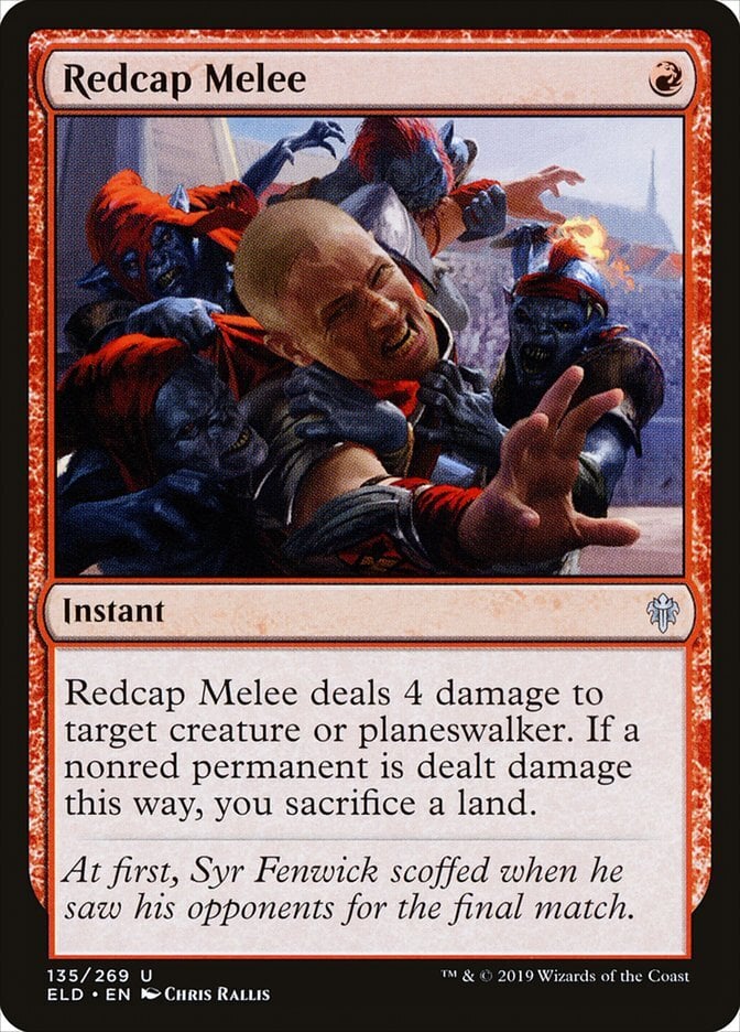 Redcap Melee - Throne of Eldraine-(135)-Foil