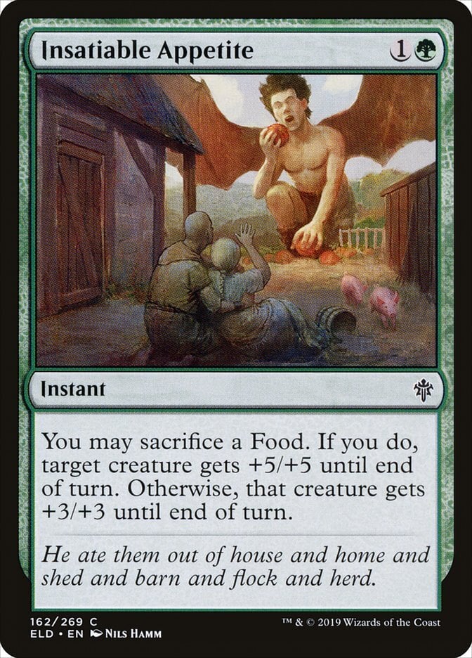 Insatiable Appetite - Throne of Eldraine-(162)-Foil