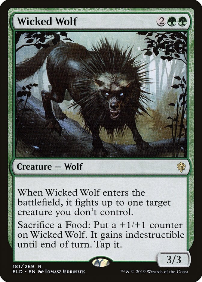 Wicked Wolf - Throne of Eldraine-(181)