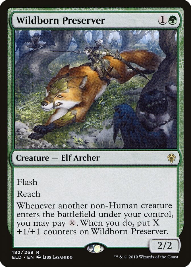 Wildborn Preserver - Throne of Eldraine-(182)