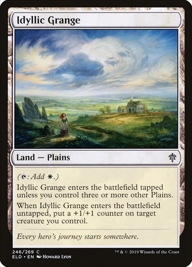 Idyllic Grange - Throne of Eldraine-(246)-Foil