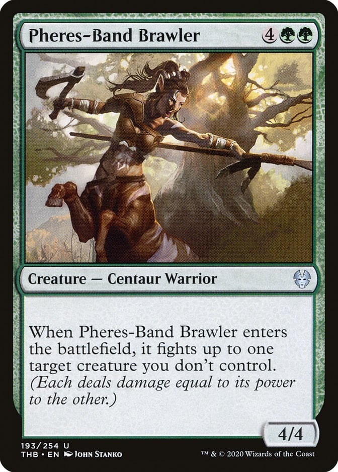 Pheres-Band Brawler - Theros Beyond Death-(193)-Foil