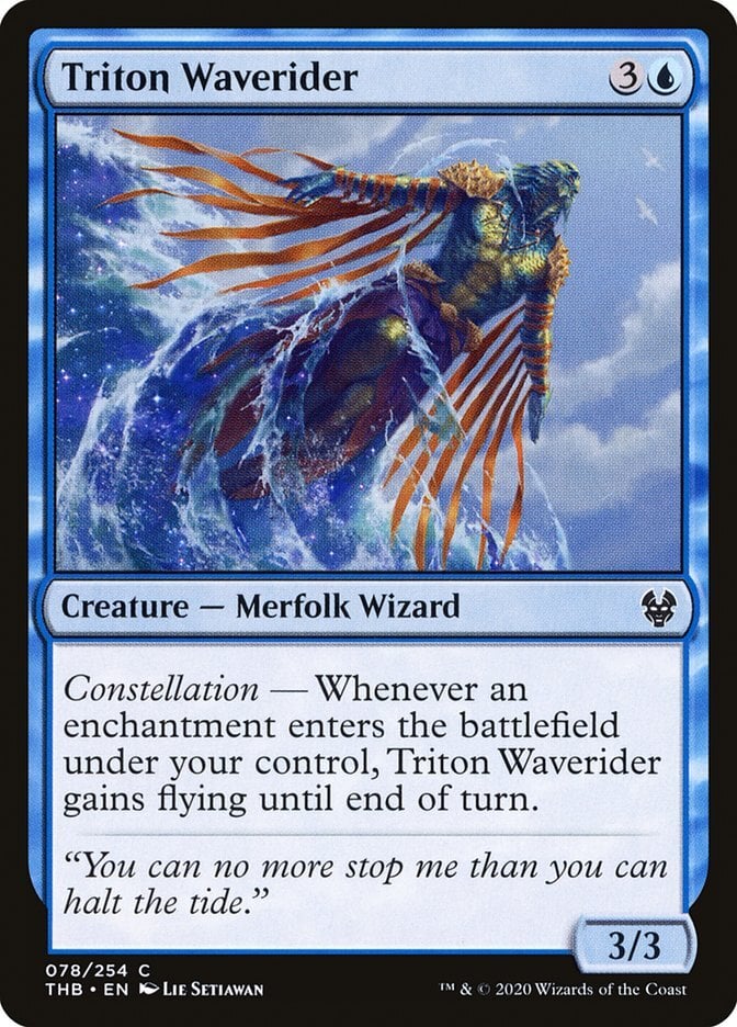 Triton Waverider - Theros Beyond Death-(078)-Foil