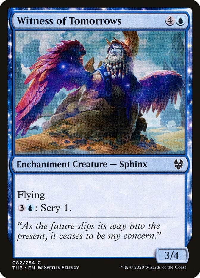 Witness of Tomorrows - Theros Beyond Death-(082)-Foil