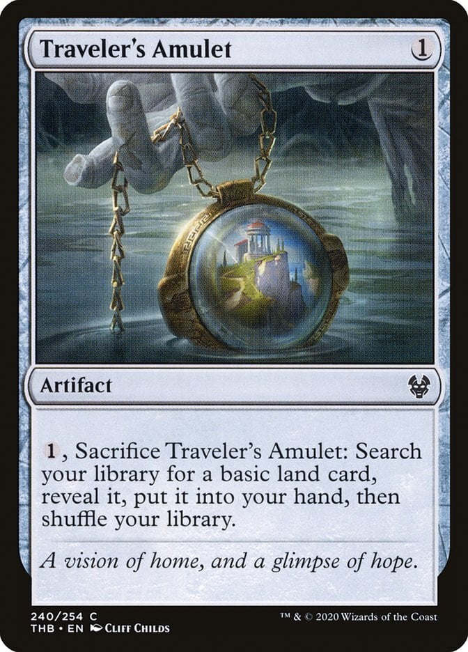 Traveler's Amulet - Theros Beyond Death-(240)-Foil