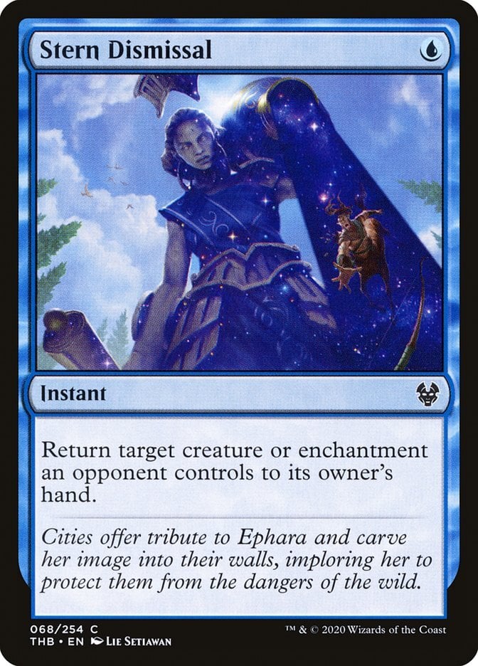 Stern Dismissal - Theros Beyond Death-(068)-Foil