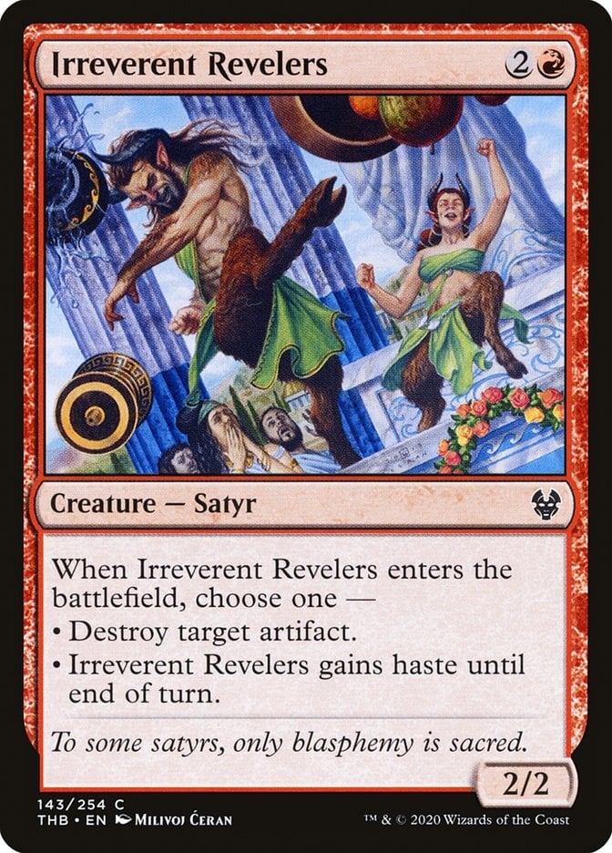 Irreverent Revelers - Theros Beyond Death-(143)-Foil