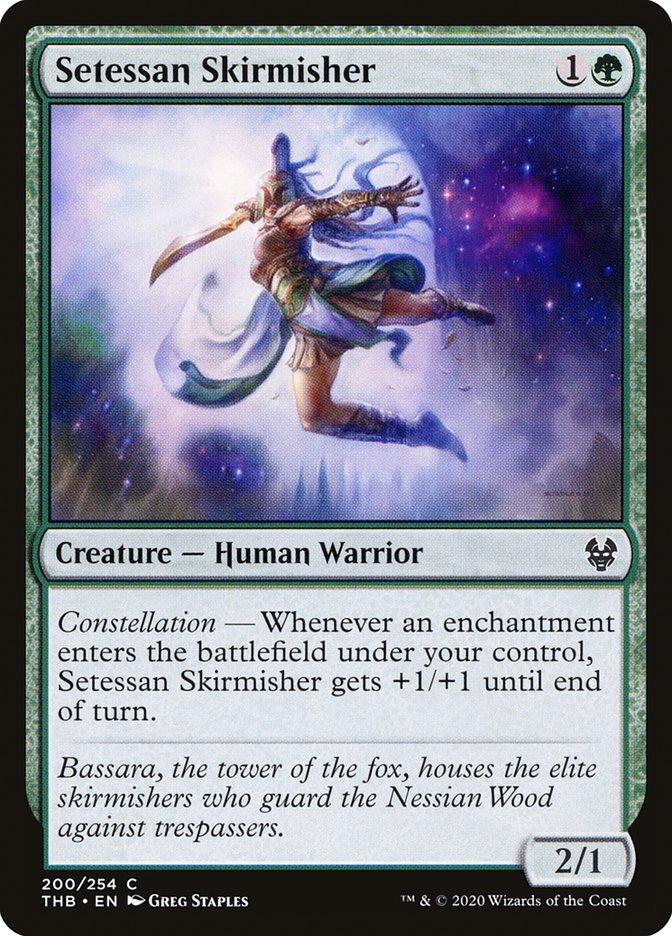 Setessan Skirmisher - Theros Beyond Death-(200)-Foil