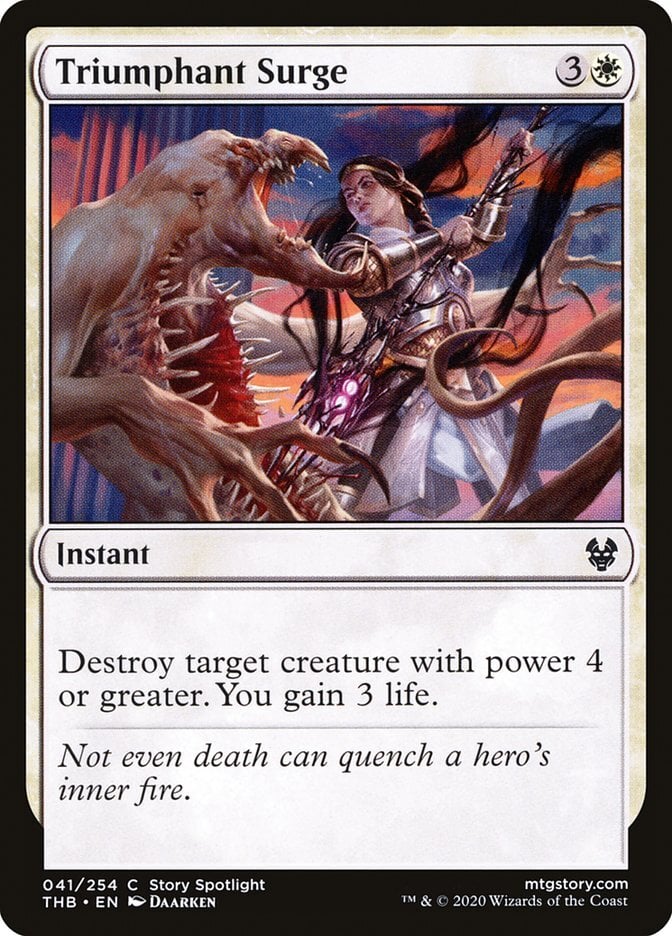 Triumphant Surge - Theros Beyond Death-(041)-Foil