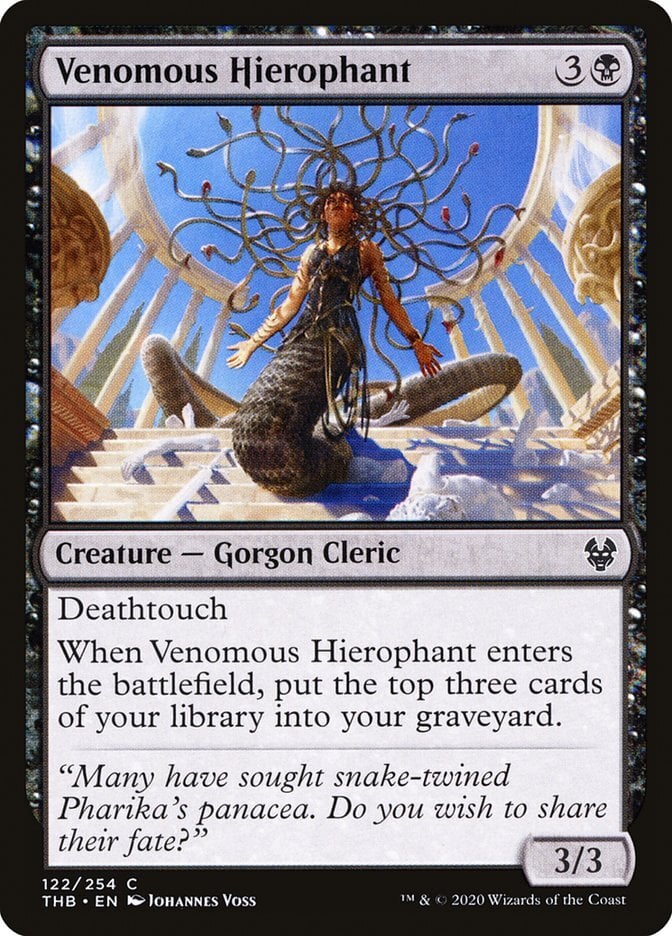 Venomous Hierophant - Theros Beyond Death-(122)-Foil