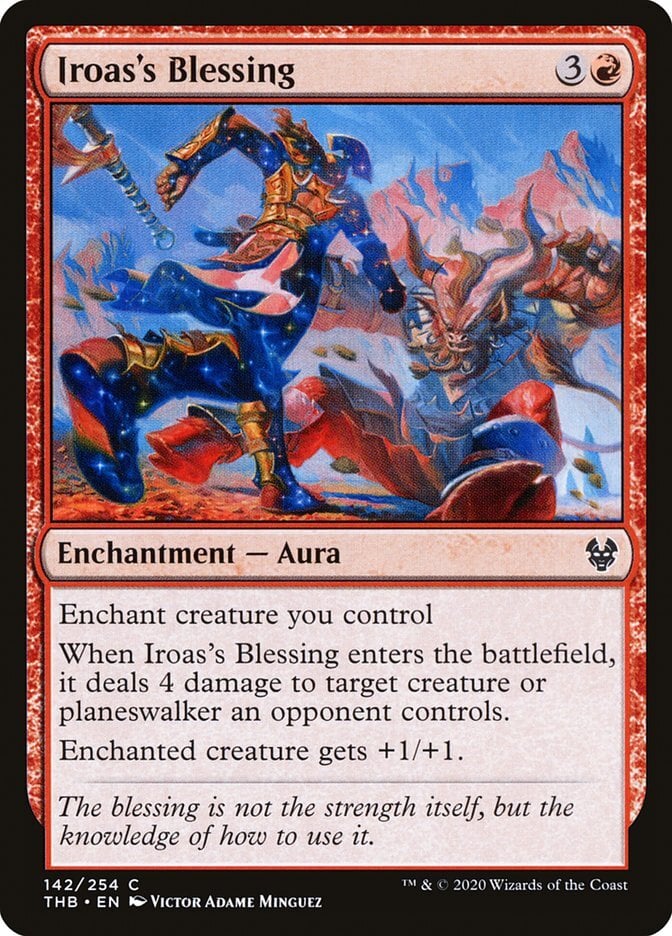 Iroas's Blessing - Theros Beyond Death-(142)-Foil