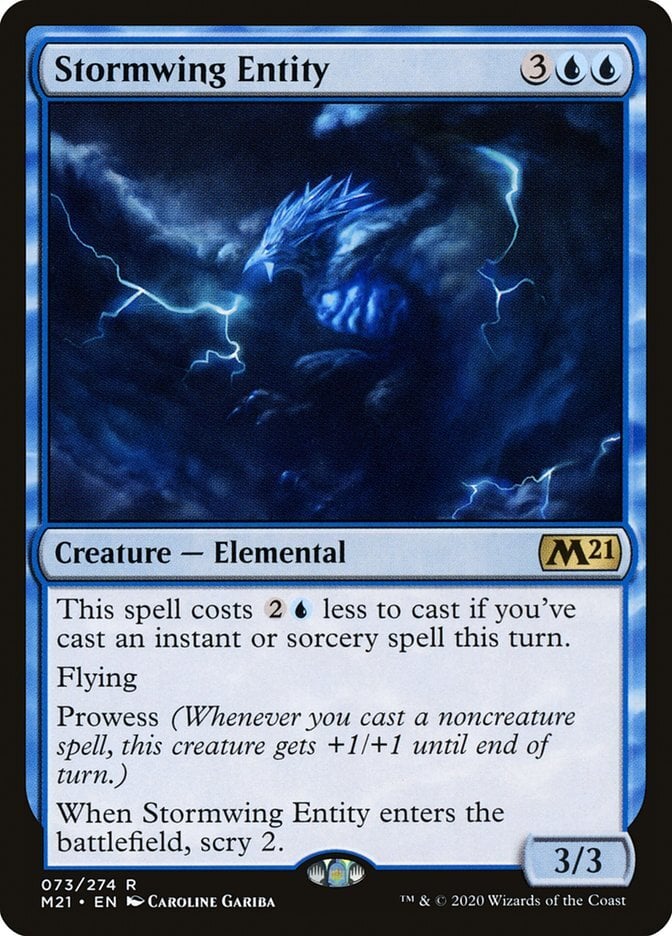 Stormwing Entity - Core Set 2021-(073)-Foil