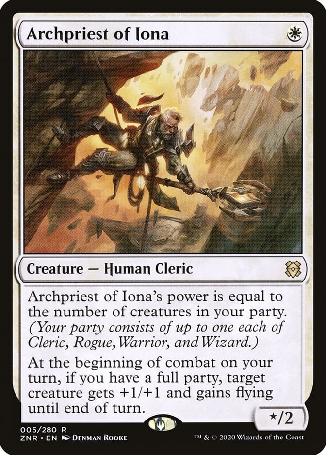 Archpriest of Iona - Zendikar Rising-(005)-Foil