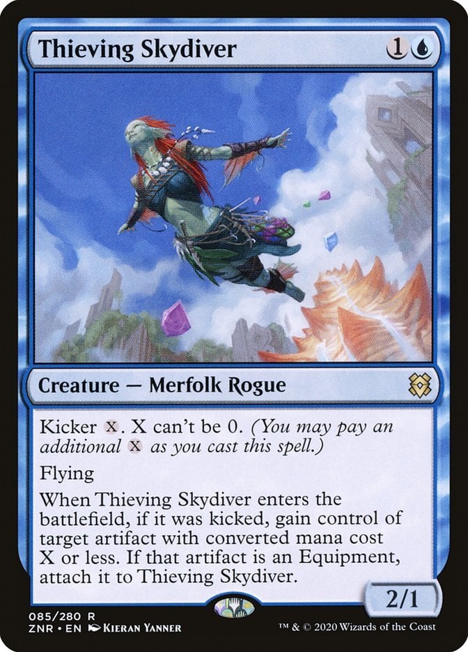 Thieving Skydiver - Zendikar Rising-(085)