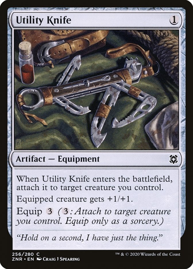 Utility Knife - Zendikar Rising-(256)-Foil