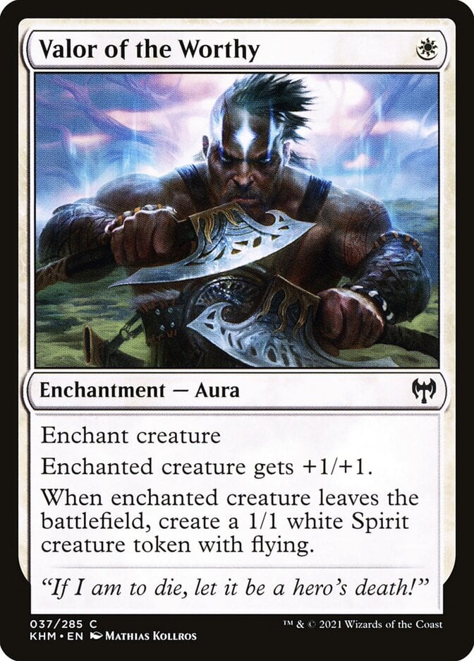 Valor of the Worthy - Kaldheim-(037)-Foil