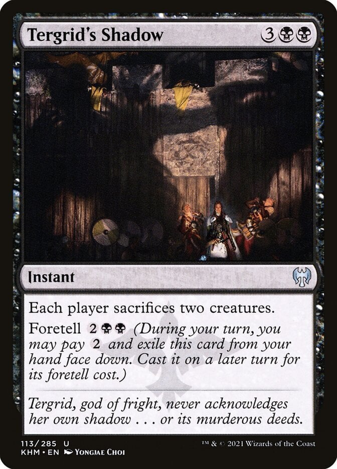 Tergrid's Shadow - Kaldheim-(113)-Foil