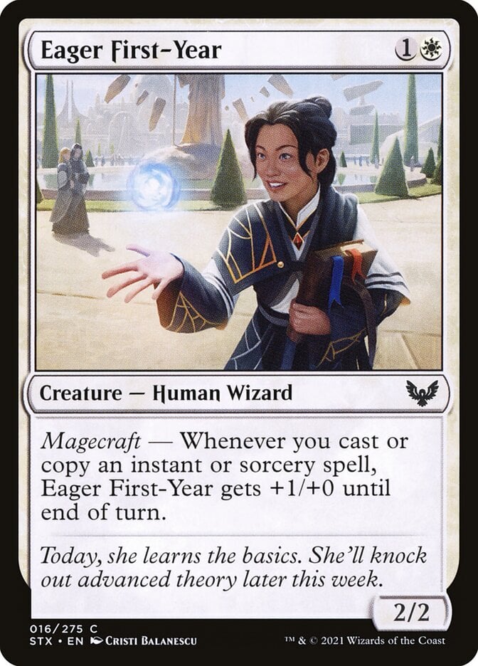 Eager First-Year - Strixhaven: School of Mages-(016)-Foil