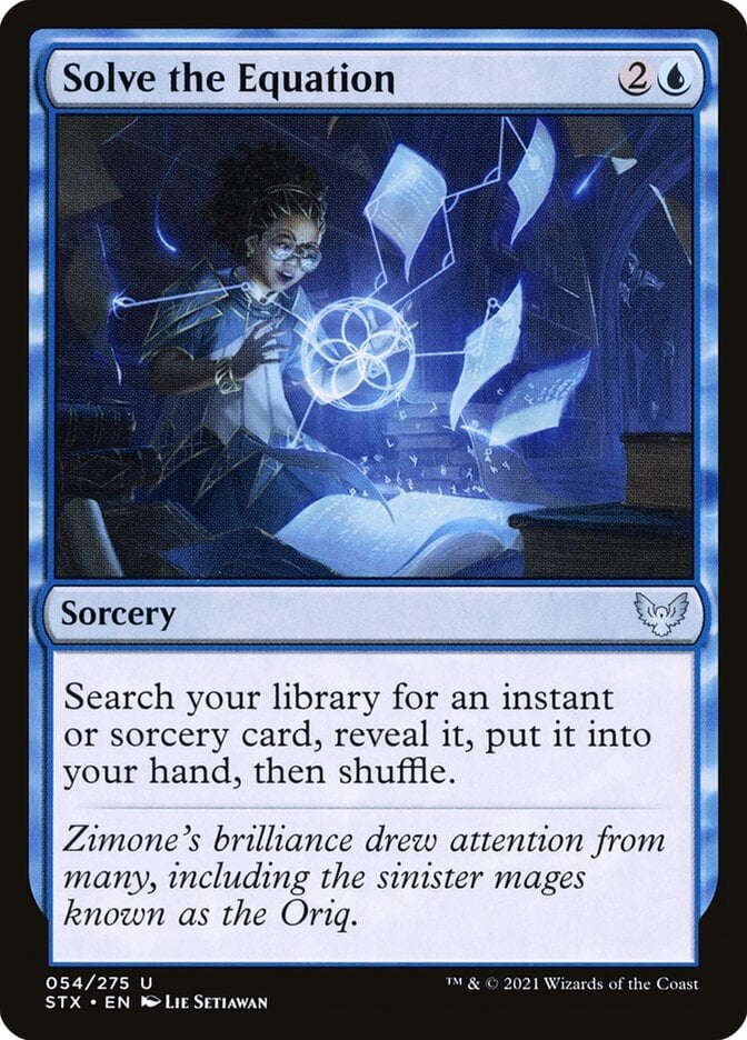 Solve the Equation - Strixhaven: School of Mages-(054)