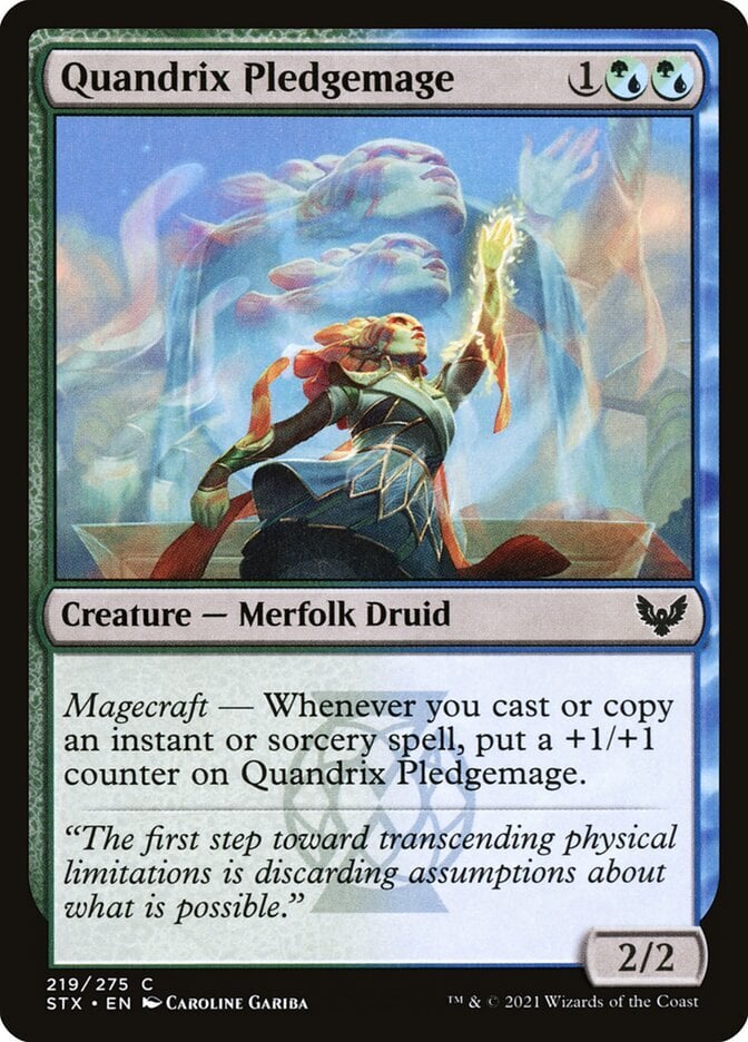 Quandrix Pledgemage - Strixhaven: School of Mages-(219)-Foil