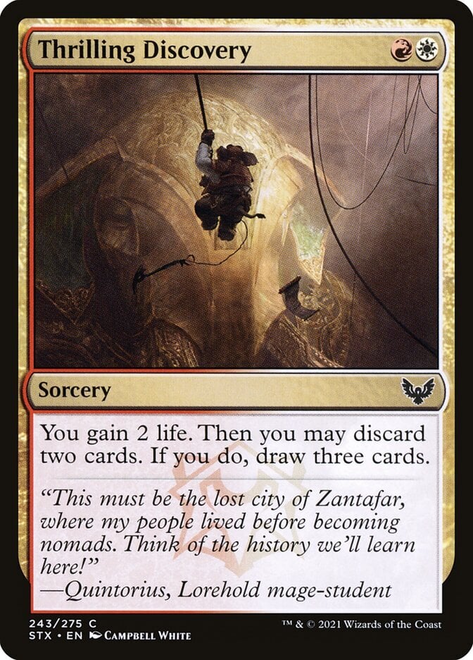 Thrilling Discovery - Strixhaven: School of Mages-(243)-Foil