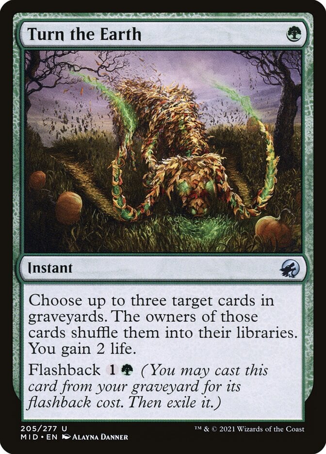 Turn the Earth - Innistrad: Midnight Hunt-(205)-Foil