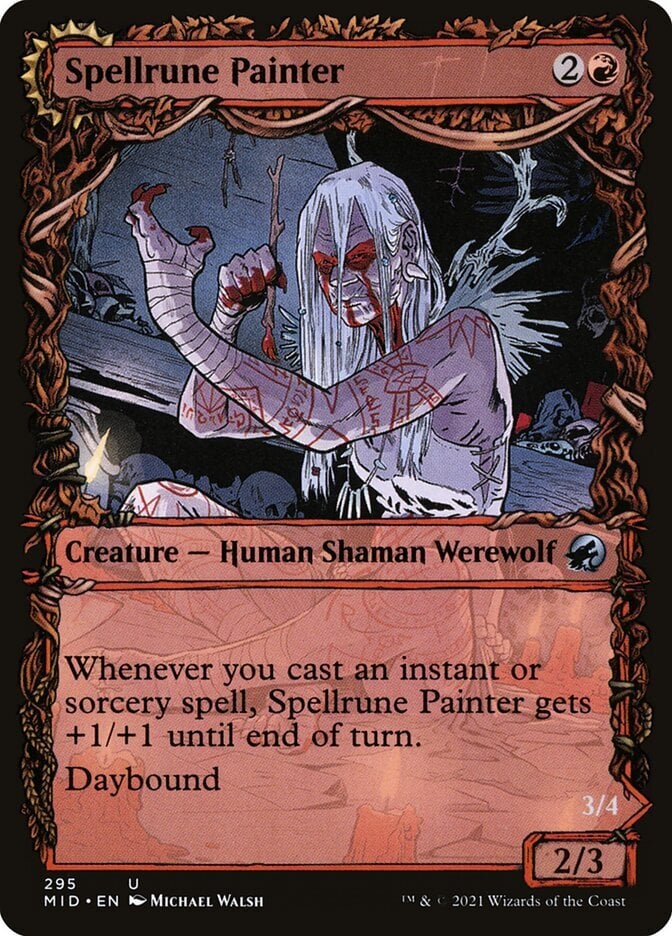 Spellrune Painter // Spellrune Howler - Innistrad: Midnight Hunt-(295)-Foil