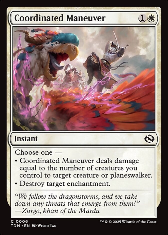 Coordinated Maneuver - Tarkir: Dragonstorm-(006)
