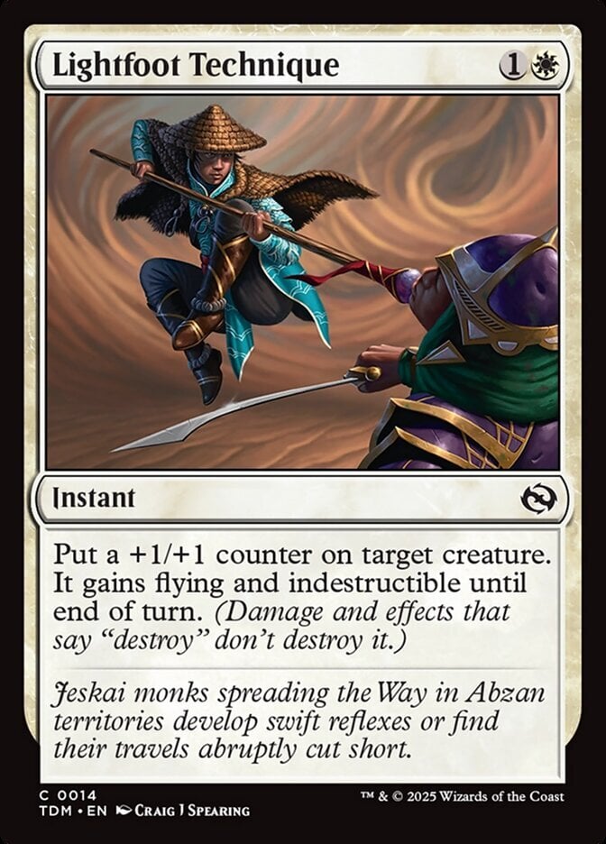 Lightfoot Technique - Tarkir: Dragonstorm-(014)