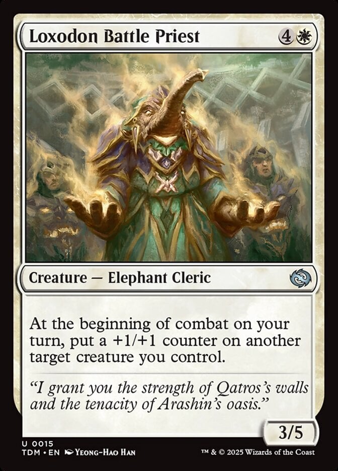 Loxodon Battle Priest - Tarkir: Dragonstorm-(015)