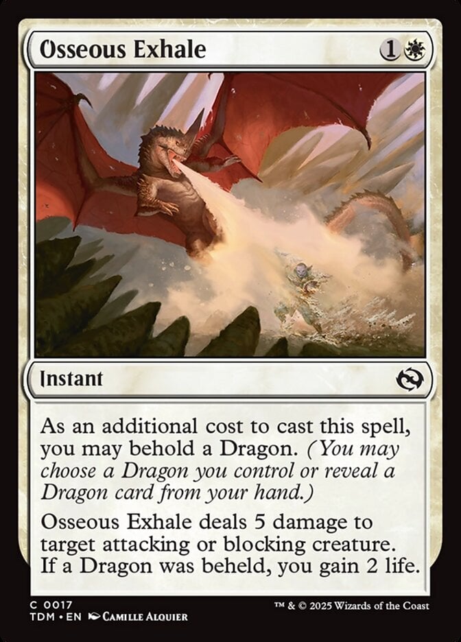 Osseous Exhale - Tarkir: Dragonstorm-(017)