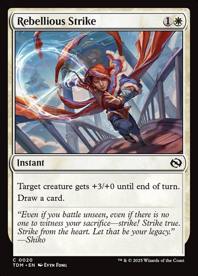Rebellious Strike - Tarkir: Dragonstorm-(020)