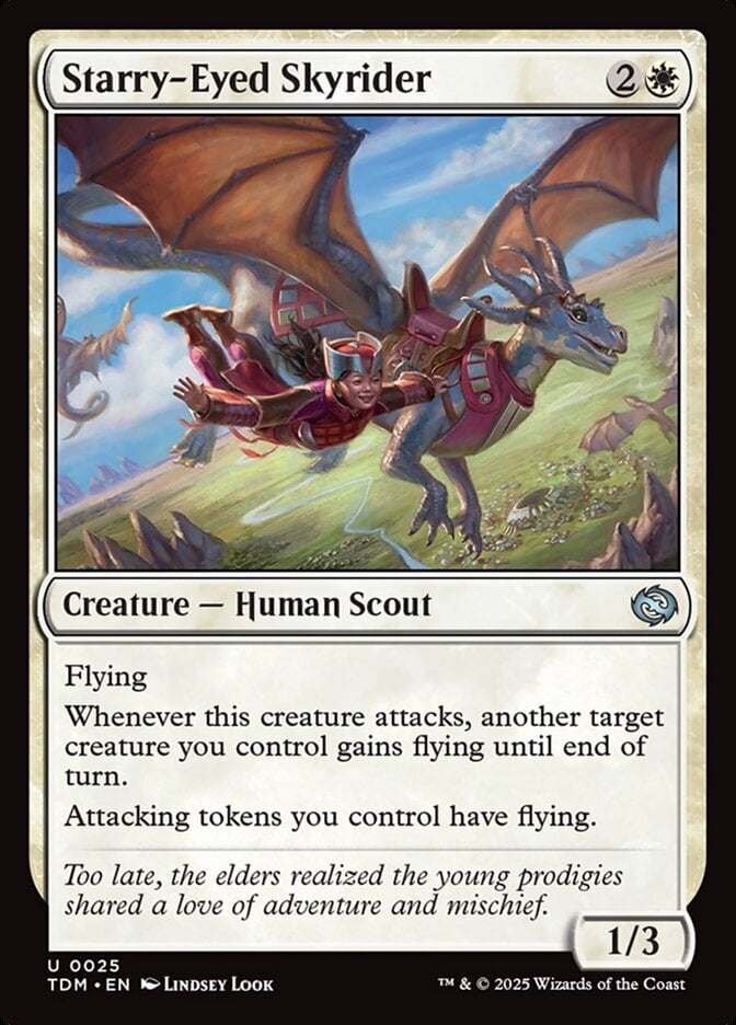 Starry-Eyed Skyrider - Tarkir: Dragonstorm-(025)