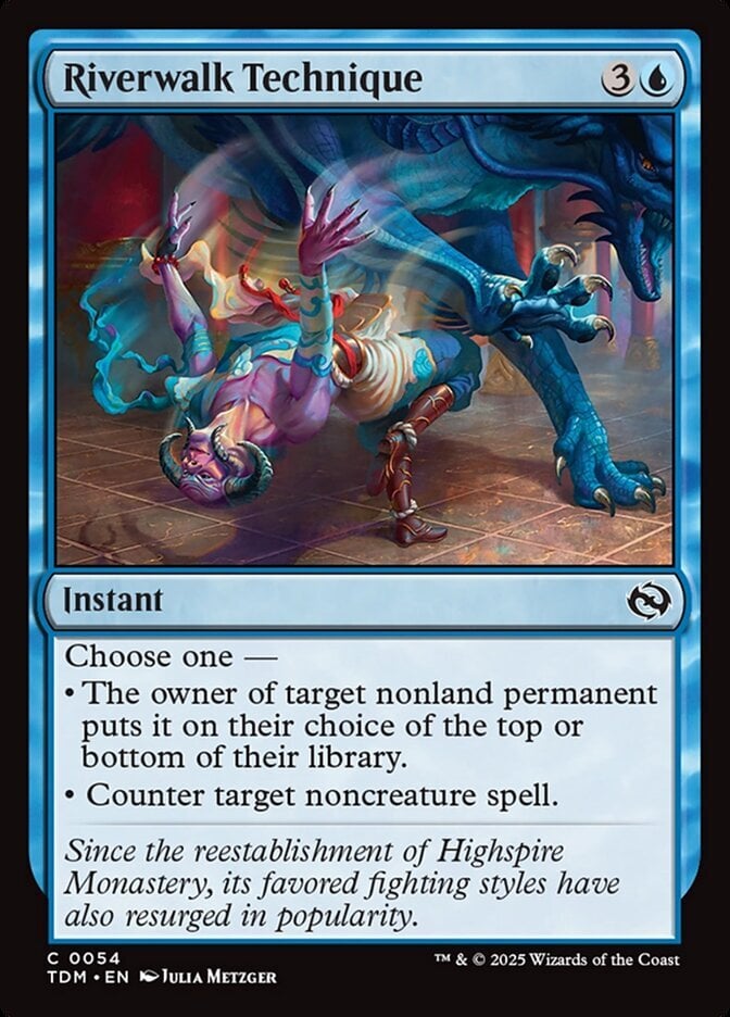 Riverwalk Technique - Tarkir: Dragonstorm-(054)